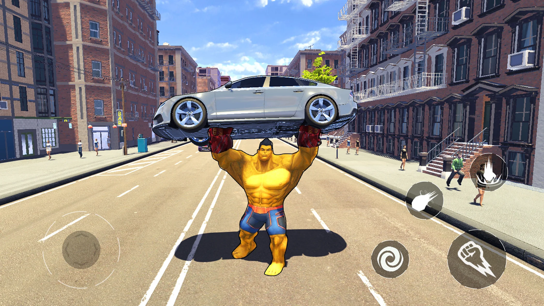 Super city Hero:Muscle Hero - عکس بازی موبایلی اندروید