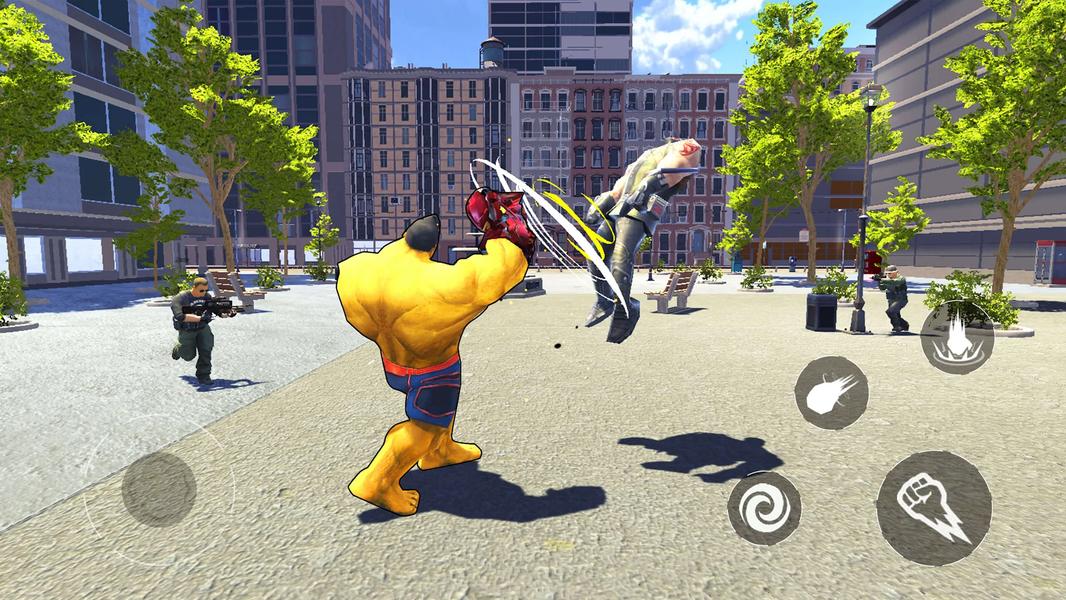 Super city Hero:Muscle Hero - عکس بازی موبایلی اندروید