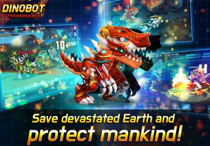 Dino Bot - Tyrano Game for Android - Download