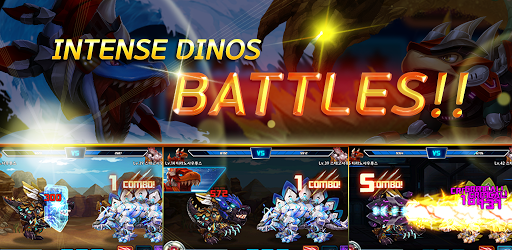 Dino War Iron T-Rex VS Tyranno - Gameplay image of android game