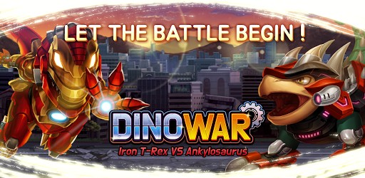 Dino War Triceratops VS Tyranno - Image screenshot of android app