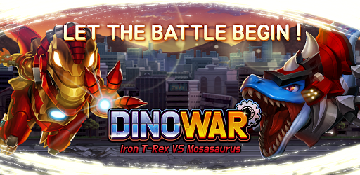 Dino War Iron T-Rex VS Mosa - عکس برنامه موبایلی اندروید