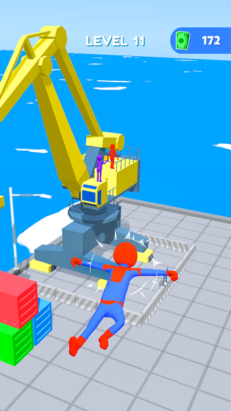 Human Ragdoll Shooter - Gameplay image of android game