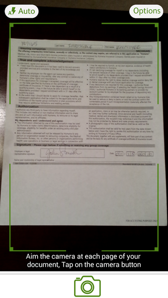 Humana Enrollment Document Tra - Image screenshot of android app