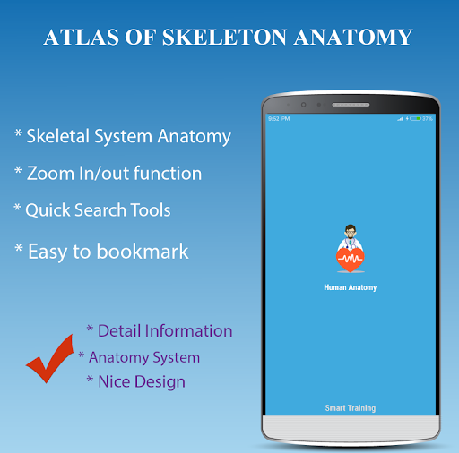 Skeletal System - Skeleton Anatomy 2021 - عکس برنامه موبایلی اندروید