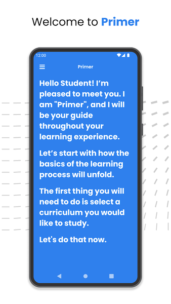 Primer | Adaptive Learning - Image screenshot of android app