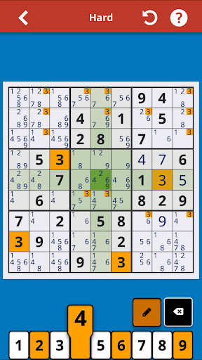 Sudoku - Classic Sudoku Puzzle - Gameplay image of android game