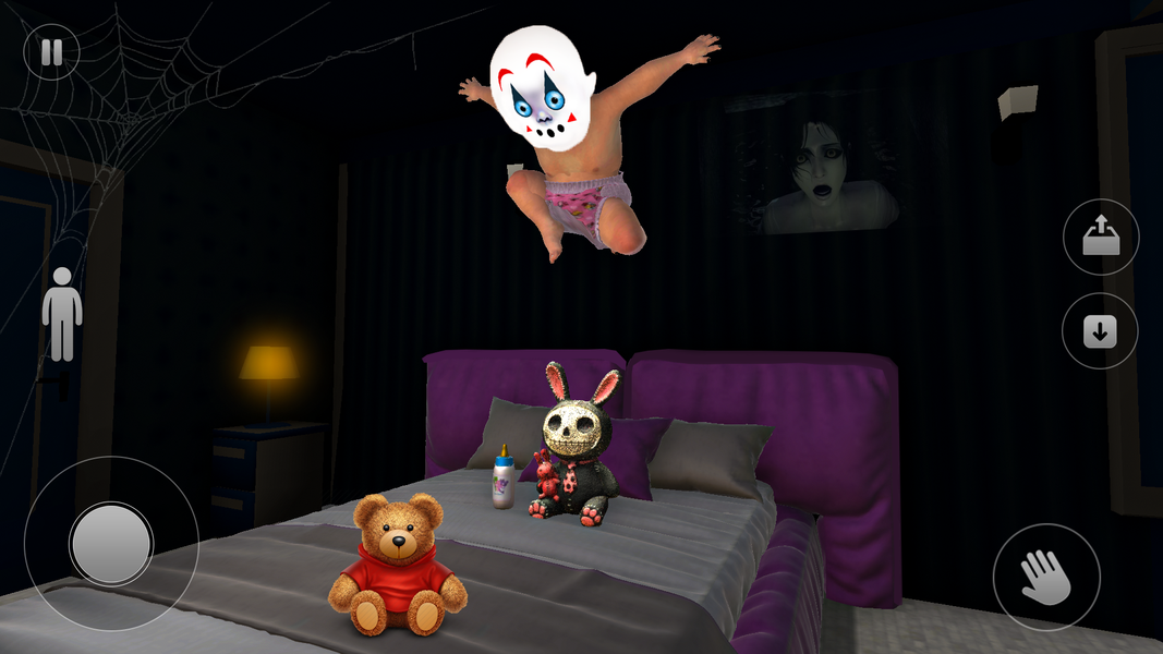 Scary Baby: Haunted House Game - Gameplay image of android game