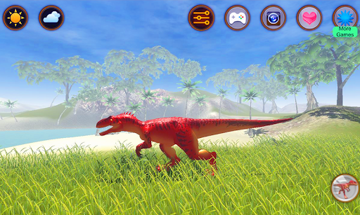 Talking Allosaurus - Image screenshot of android app