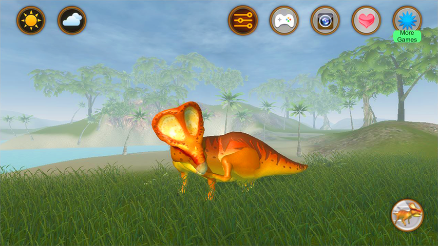 Talking Protoceratops - Image screenshot of android app