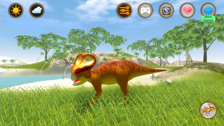 Talking Protoceratops - Image screenshot of android app