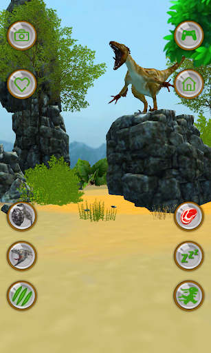 Talking Jurassic Raptor - Image screenshot of android app