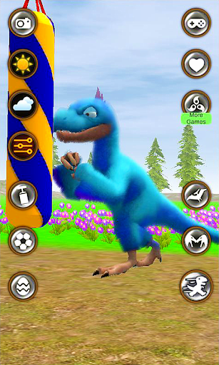 Talking Clever Thief Dinosaur - عکس برنامه موبایلی اندروید