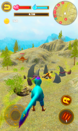 Talking Clever Thief Dinosaur - عکس برنامه موبایلی اندروید
