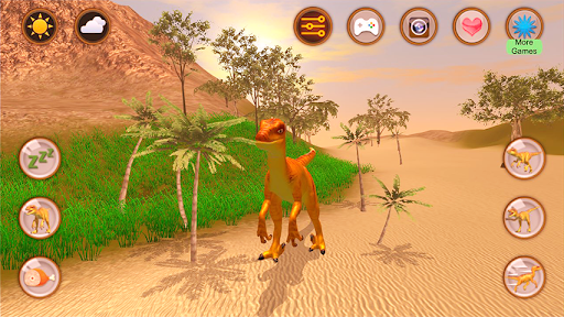 Talking Velociraptor - Image screenshot of android app