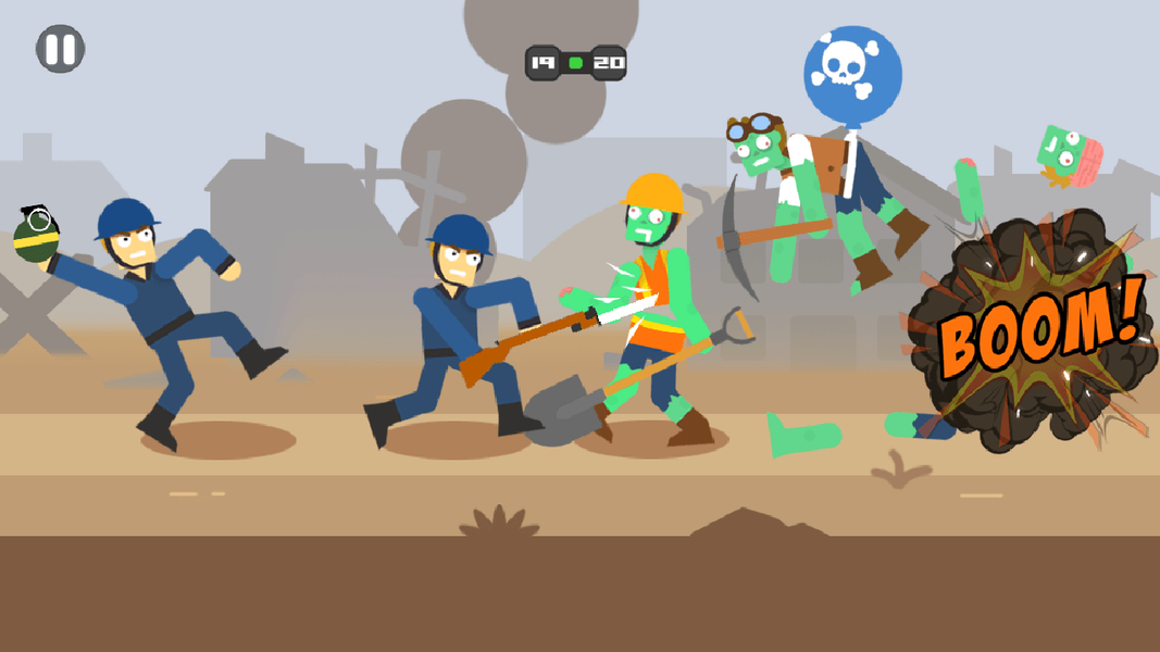 Humans scuffle-Original War - عکس بازی موبایلی اندروید