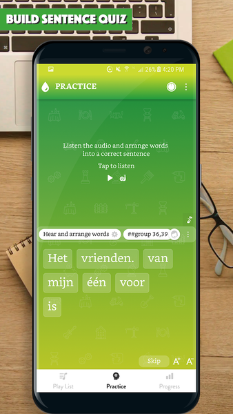 Dutch Sentence Master - عکس برنامه موبایلی اندروید
