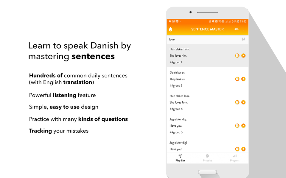 Dutch Sentence Master - عکس برنامه موبایلی اندروید
