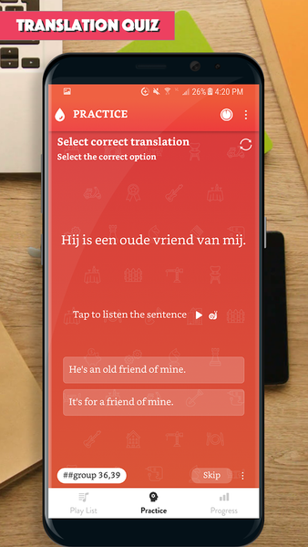 Dutch Sentence Master - عکس برنامه موبایلی اندروید