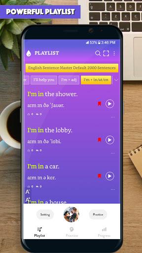 English Sentence Master - Image screenshot of android app