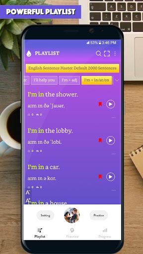 English Sentence Master - عکس برنامه موبایلی اندروید