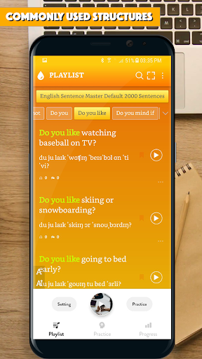 English Sentence Master - Image screenshot of android app