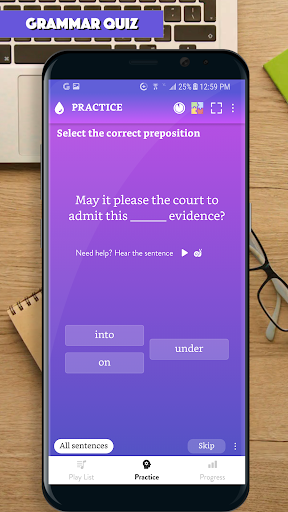 English Sentence Master - Image screenshot of android app