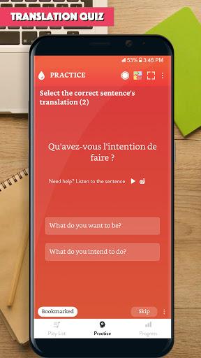 French Sentence Master - عکس برنامه موبایلی اندروید