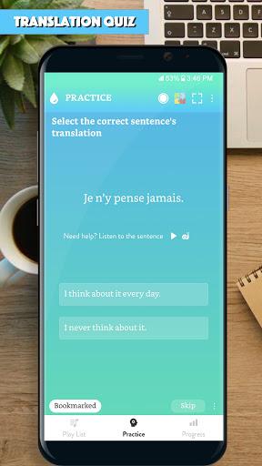 French Sentence Master - عکس برنامه موبایلی اندروید