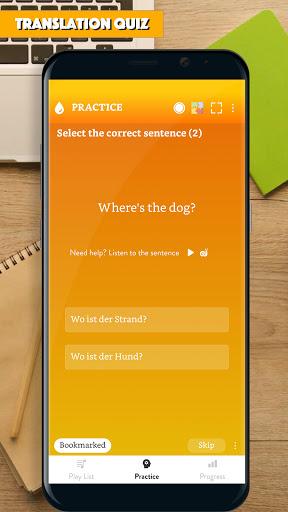 German Sentence Master - Image screenshot of android app