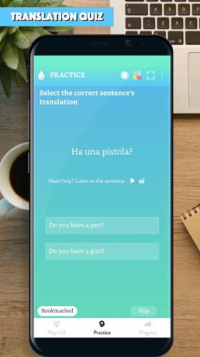 Italian Sentence Master - Image screenshot of android app