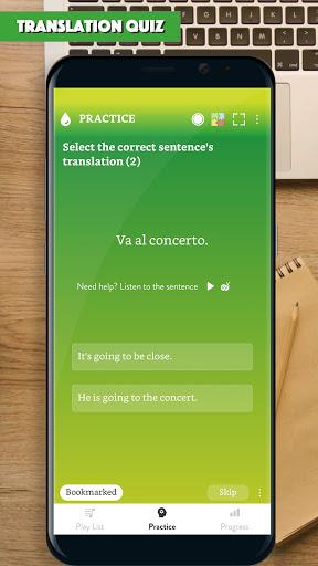 Italian Sentence Master - عکس برنامه موبایلی اندروید