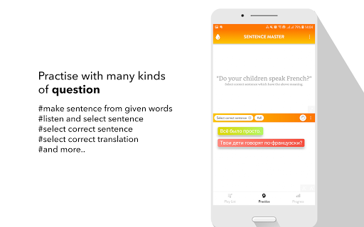Russian Sentence Master - عکس برنامه موبایلی اندروید