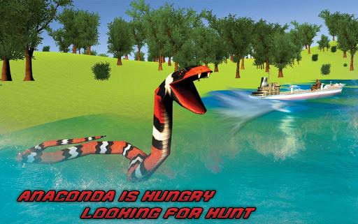Hungry Anaconda Snake Sim 3D - Gameplay image of android game