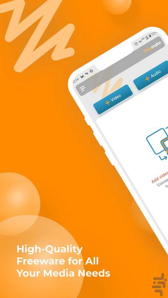 Freemake - مبدل فرمت ویدیویی و صوتی - عکس برنامه موبایلی اندروید
