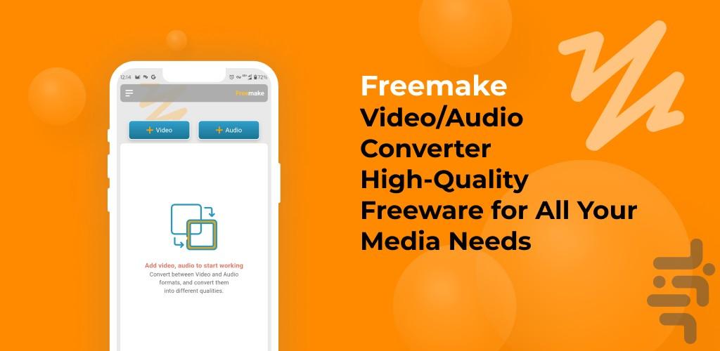 Freemake - مبدل فرمت ویدیویی و صوتی - عکس برنامه موبایلی اندروید