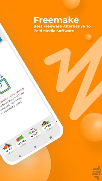 Freemake - مبدل فرمت ویدیویی و صوتی - عکس برنامه موبایلی اندروید