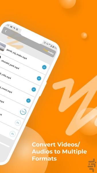 Freemake - مبدل فرمت ویدیویی و صوتی - عکس برنامه موبایلی اندروید