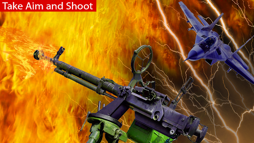 Anti Aircraft Attack: Jet War - Gameplay image of android game