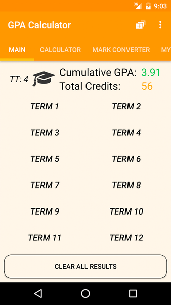 GPA Calculator - Image screenshot of android app