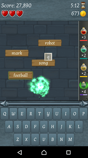 Typing Master - Gameplay image of android game