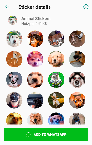 Animal Stickers for WhatsApp - Image screenshot of android app