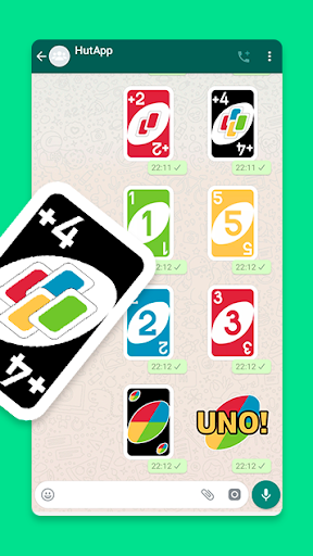 UNO Stickers for Chat WAStickerApps - Image screenshot of android app