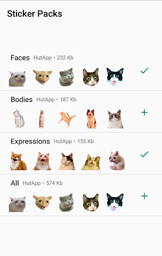 Cat Stickers for WhatsApp - Image screenshot of android app