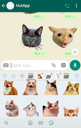 Cat Stickers for WhatsApp - Image screenshot of android app