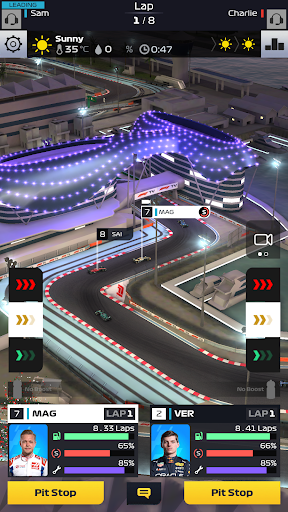 F1 Clash - Car Racing Manager - Gameplay image of android game