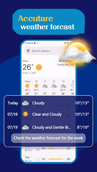 CozyWeather - Image screenshot of android app