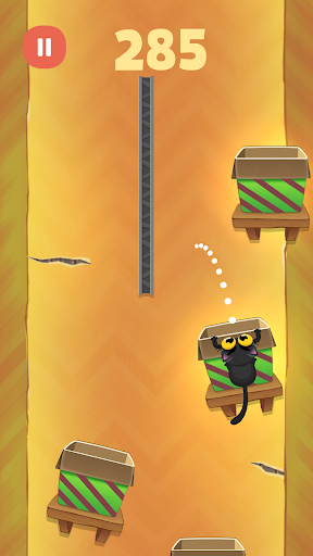 Kitty Jump! - Tap the cat! Hop it into the box! - عکس بازی موبایلی اندروید