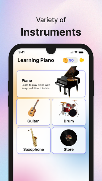 Piano - عکس برنامه موبایلی اندروید