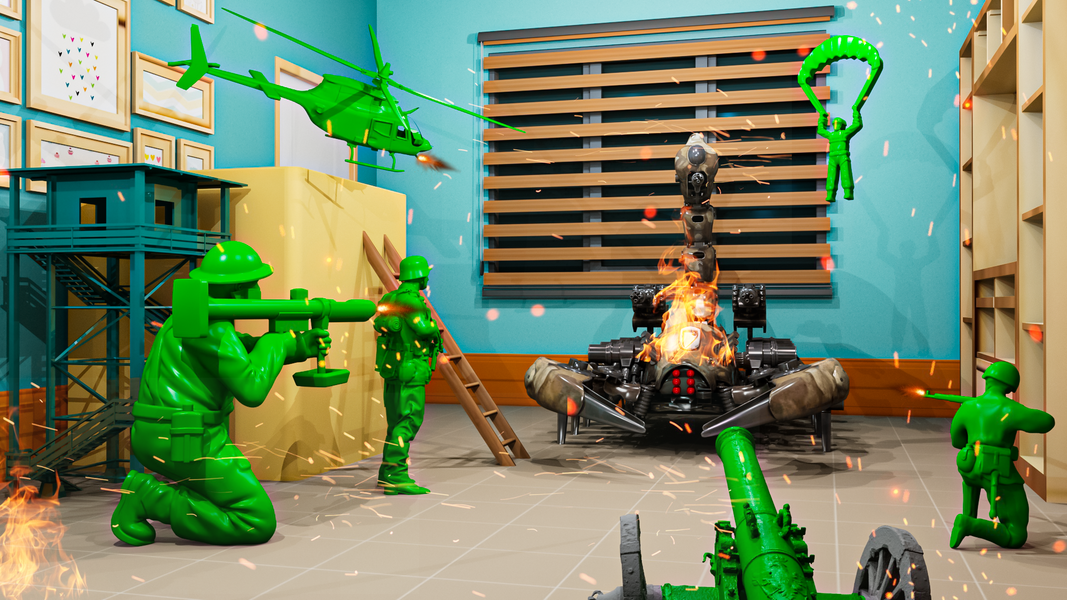 Army Toys War Attack Shooting - عکس برنامه موبایلی اندروید